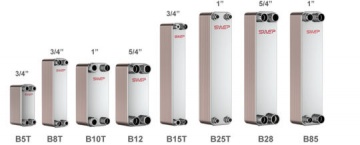 Gama schimbatoare de caldura SWEP